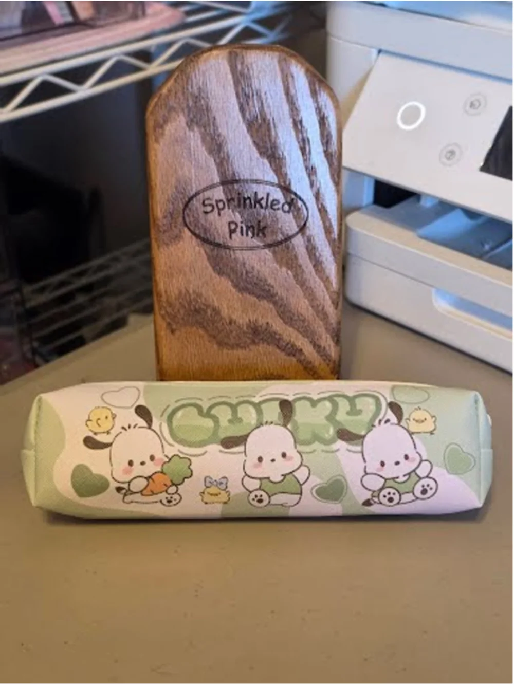#PC-2373 Pochacco Zippered Pencil Pouch